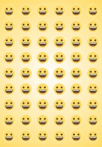 Emoji taustakuva hymynaama keltainen